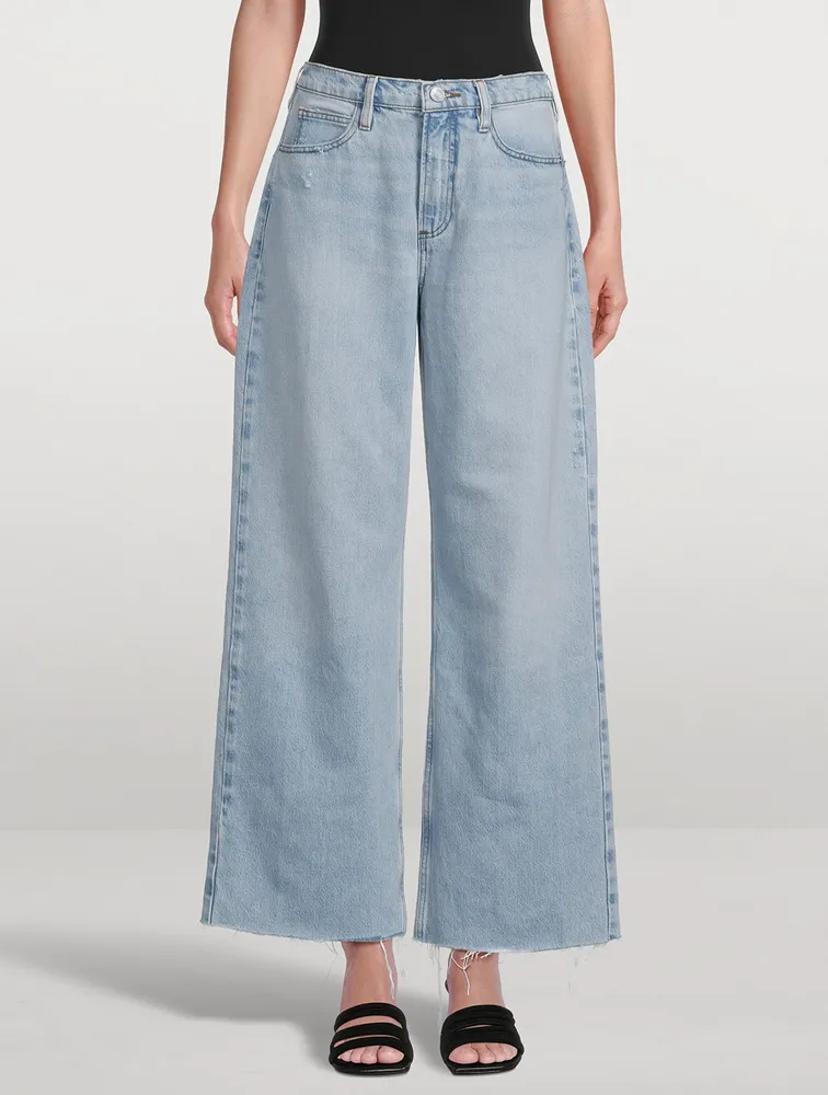 Le High 'N' Tight Wide-Leg Crop Jeans