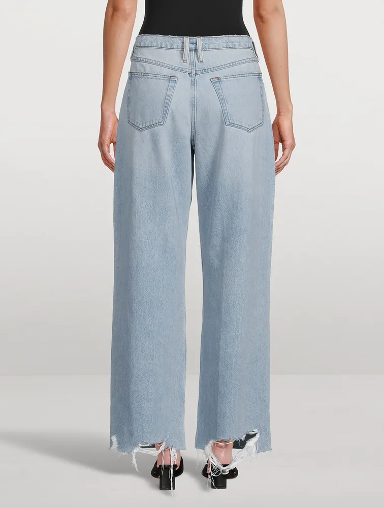 Le High 'N' Tight Wide-Leg Crop Jeans