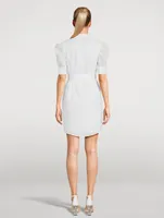 Gillian Puff-Sleeve Shirt Dress