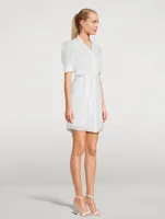 Gillian Puff-Sleeve Shirt Dress