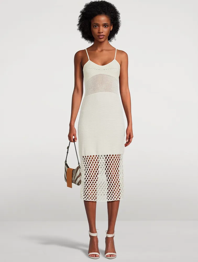 Crochet Midi Dress