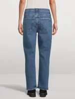 Riley High-Rise Straight-Leg Jeans