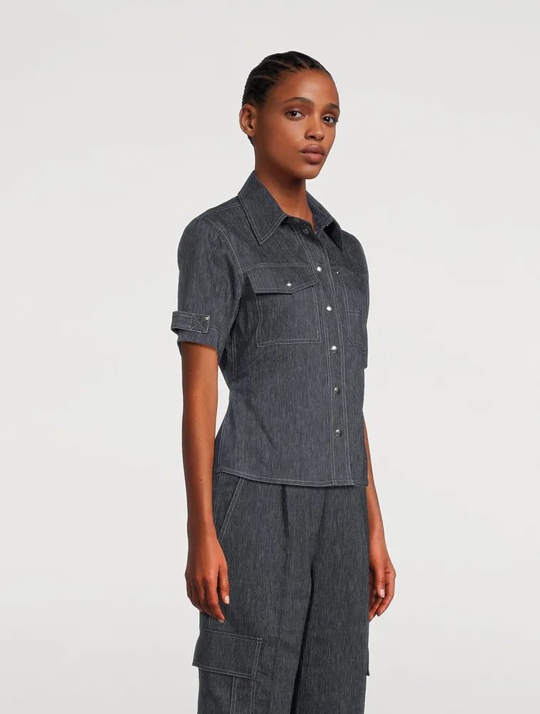 Denim Utility Shirt