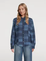 Patchwork Denim Shirt