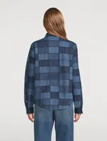 Patchwork Denim Shirt