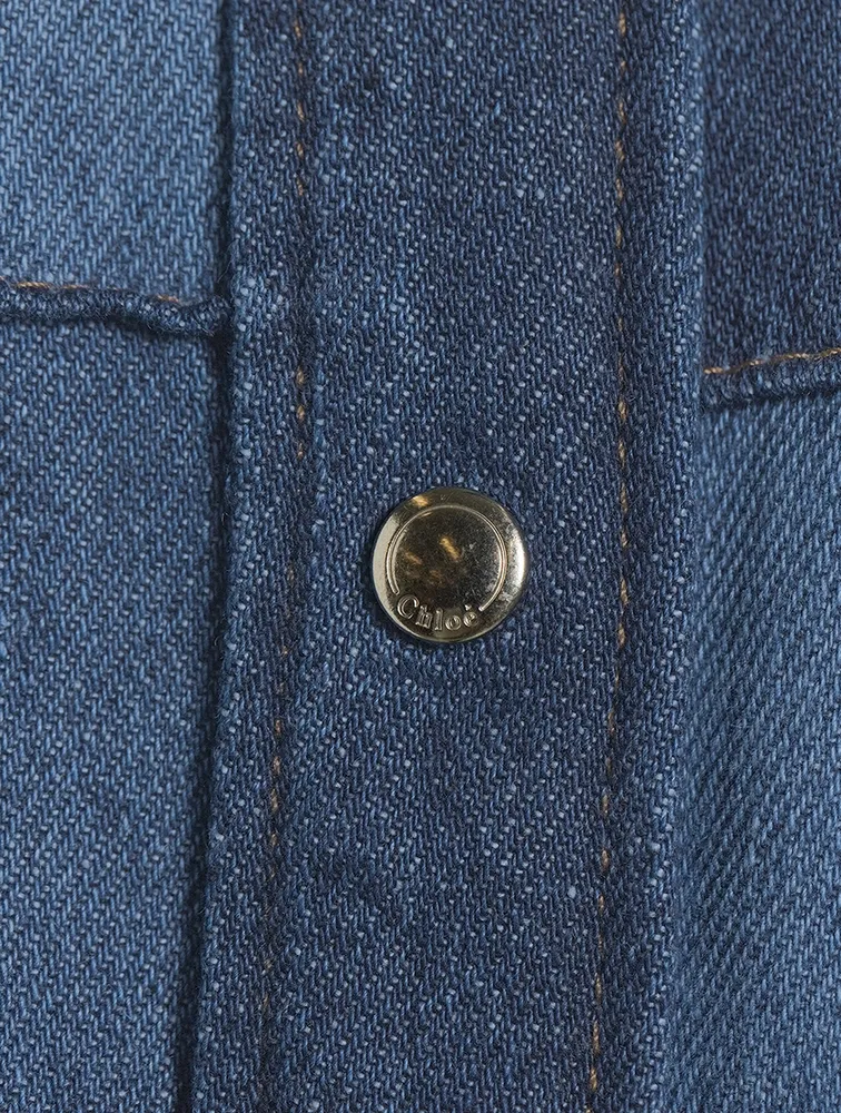 Patchwork Denim Shirt