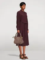 Organic Crêpe de Chine Silk Shirt Dress