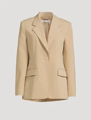 Wool Corset Blazer