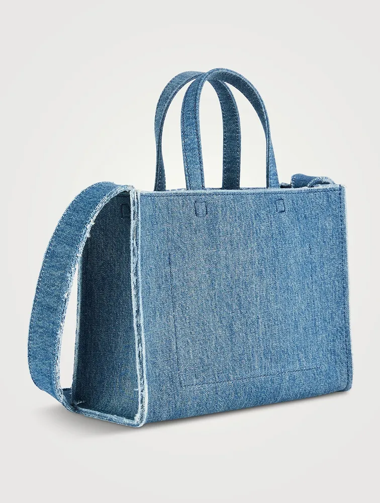 Small G Tote Denim Bag