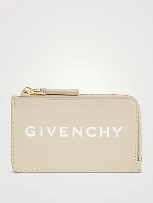 Givenchy Pink 4G Zipped Card Holder