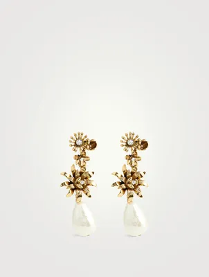 Bloom Faux Pearl Earrings