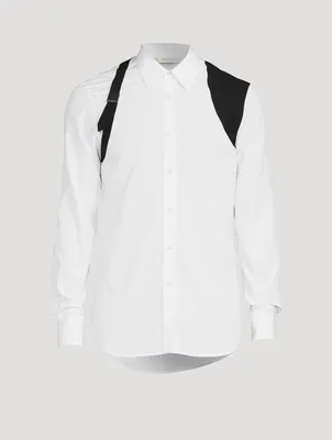 Cotton Shirt With Harness