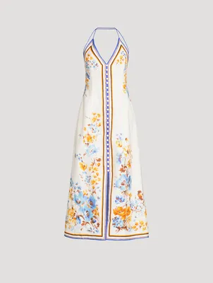 Halcyon Midi Dress Floral Print