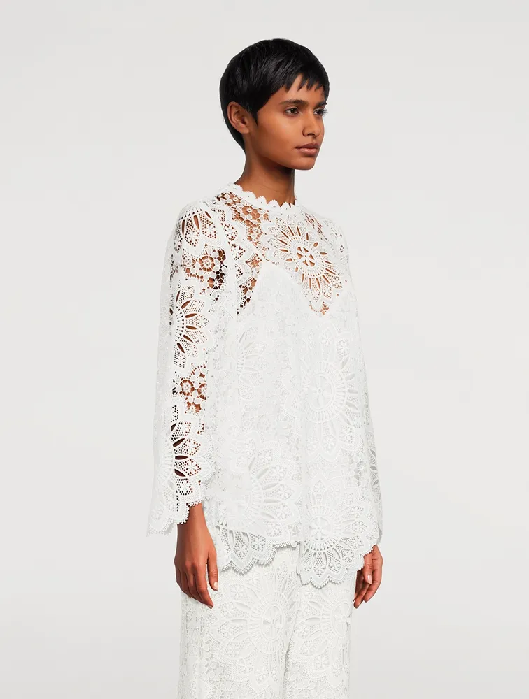 Chintz Crochet Lace Blouse