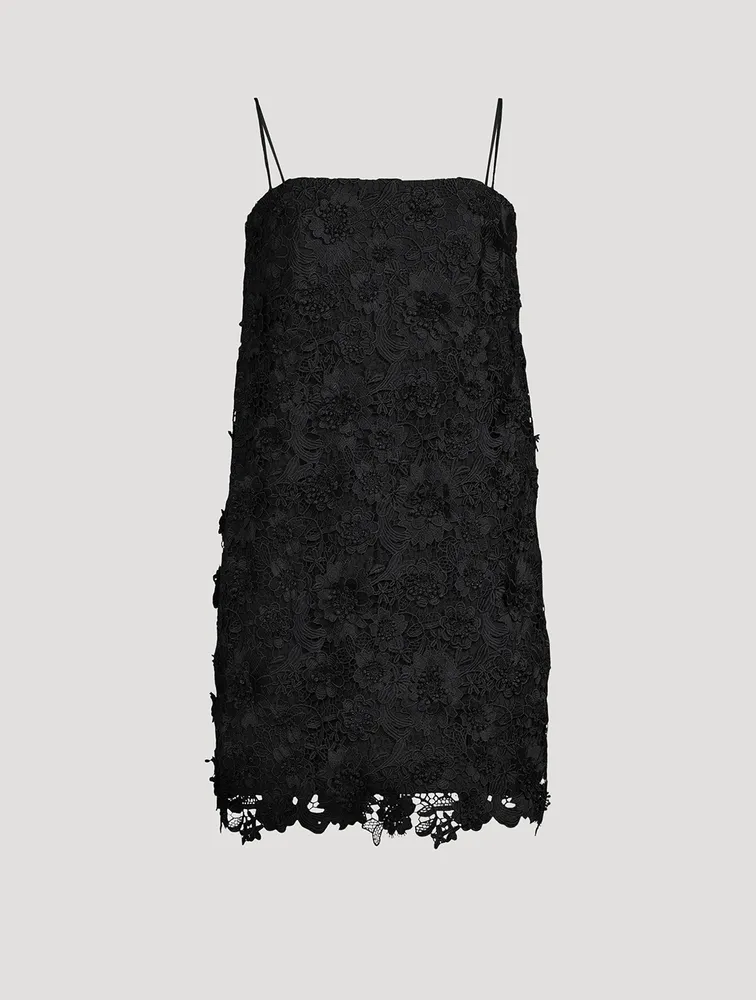 Raie Floral Lace Mini Dress