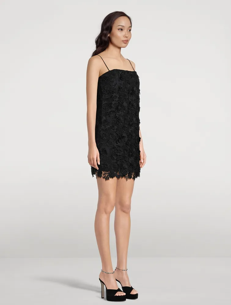 Raie Floral Lace Mini Dress