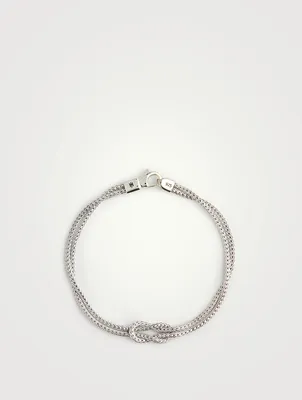 Love Knot 1.8MM Silver Bracelet