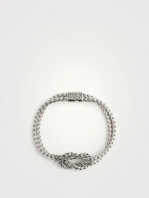 Love Knot 3.5MM Silver Bracelet