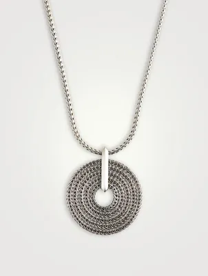 Rata Silver Chain Pendant Necklace