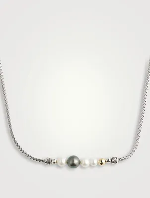 Pearl Station Necklace