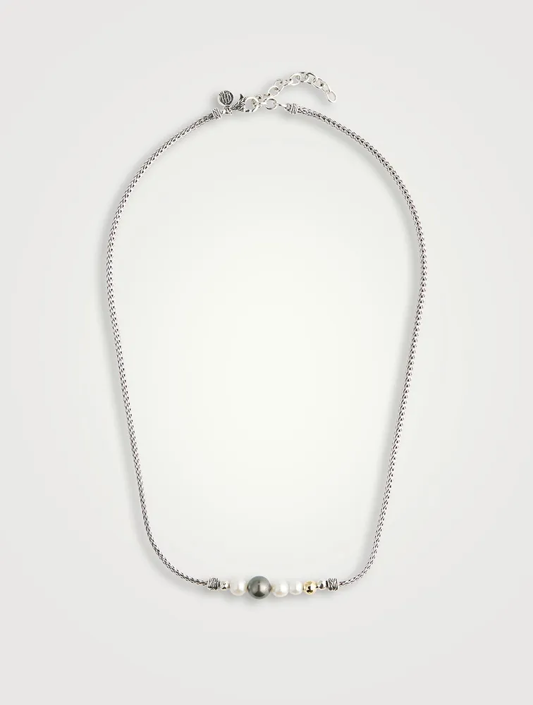 Pearl Station Necklace