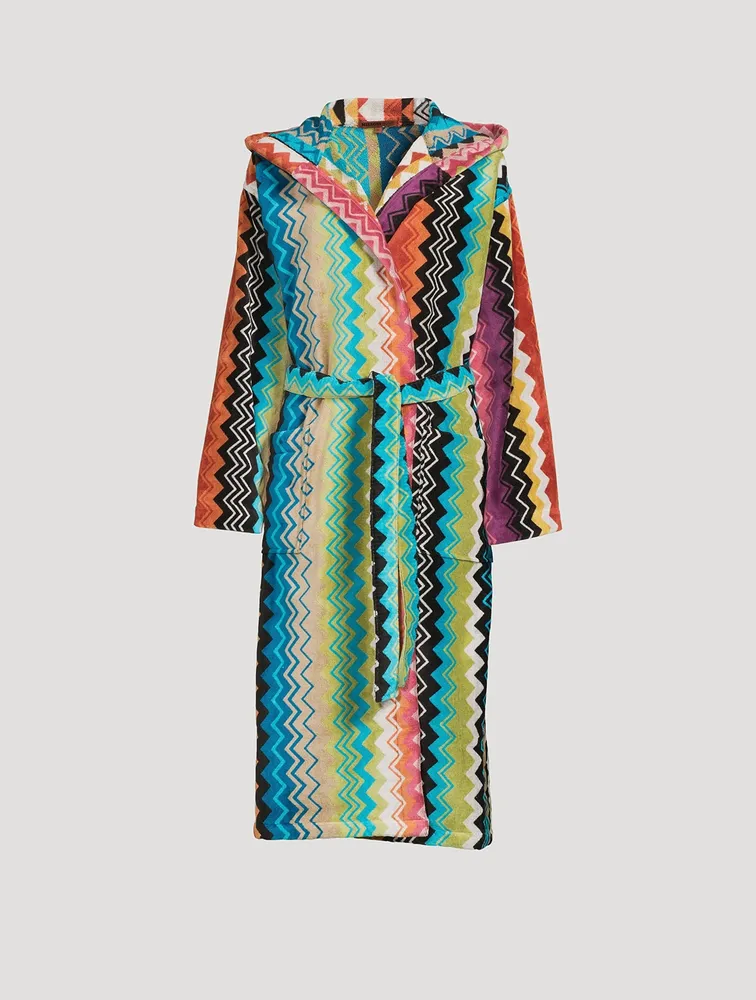 Giacomo Cotton Hooded Bathrobe
