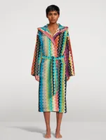 Giacomo Cotton Hooded Bathrobe