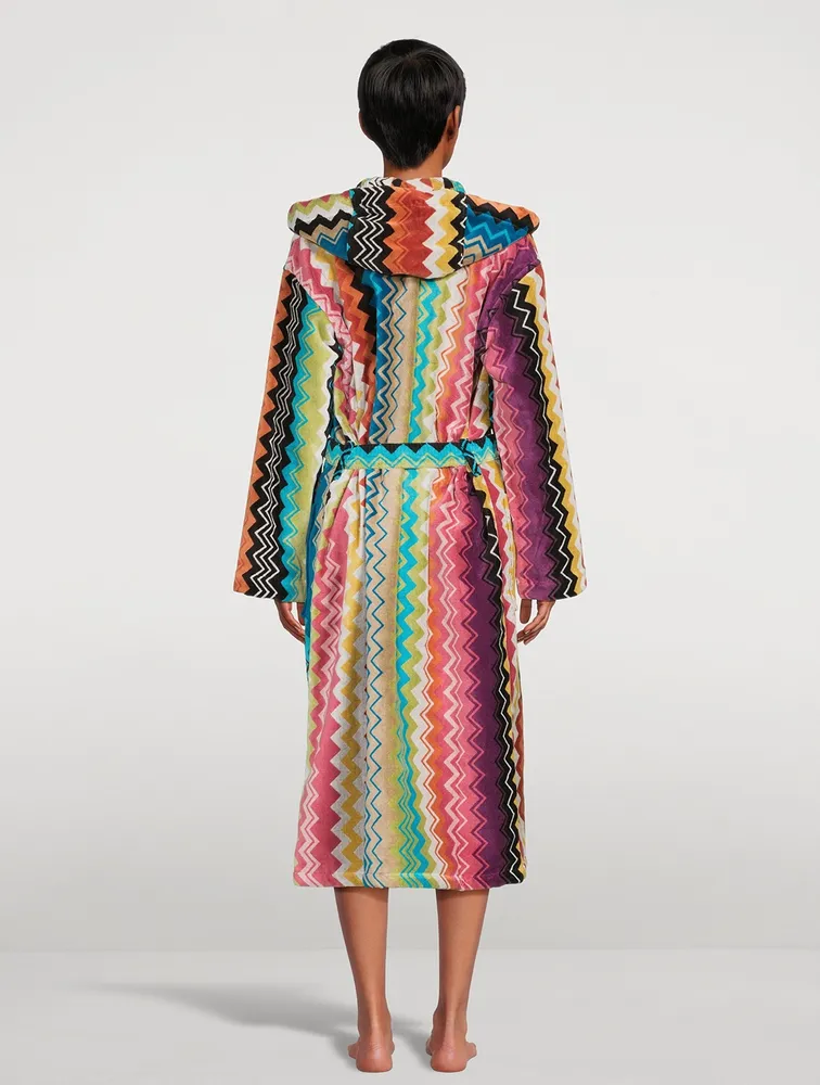 Giacomo Cotton Hooded Bathrobe