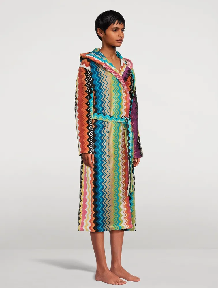 Giacomo Cotton Hooded Bathrobe