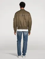 Bomber Jacket With Logo