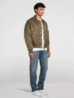 Bomber Jacket With Logo
