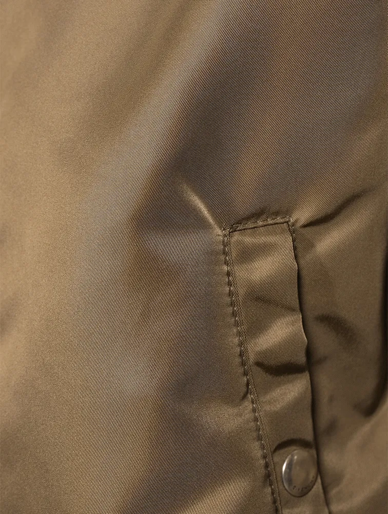 Bomber Jacket With Logo