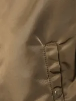 Bomber Jacket With Logo