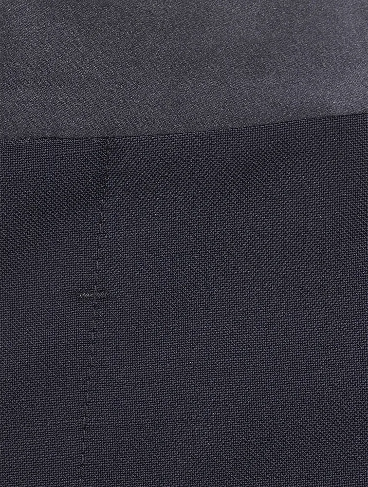 Wool And Mohair Slim-Fit Pants