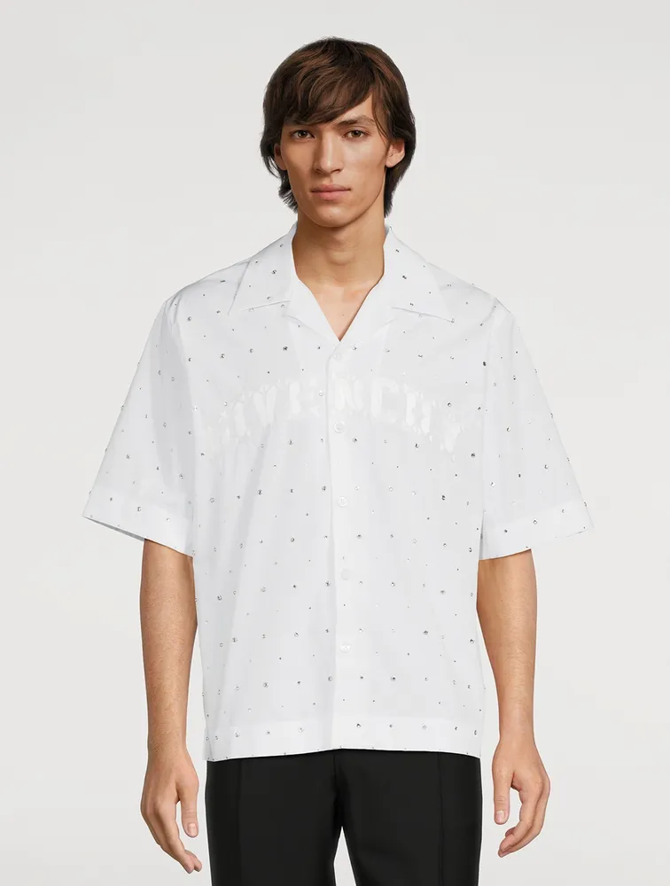 Boxy Fit Short-Sleeve Shirt With Logo