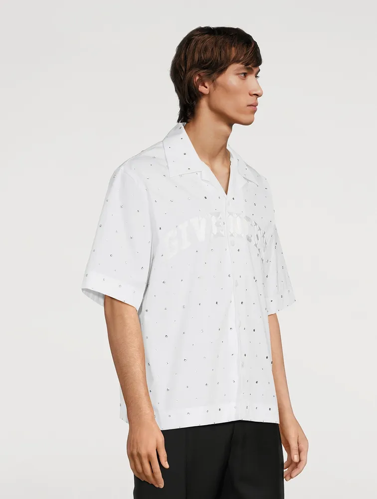 Boxy Fit Short-Sleeve Shirt With Logo