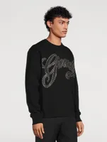 Base Classic Fit Sweatshirt With Studded Logo