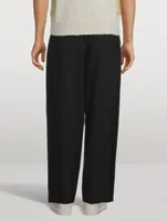 Wool Belted Pants