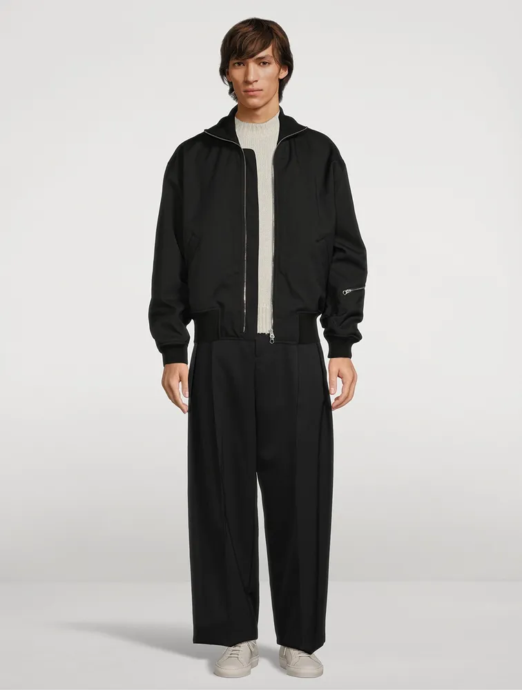 Wool Belted Pants