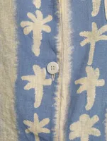 Signature Linen Set Palm Stripe