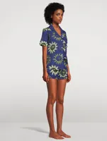 Short-Sleeve Pajama Set Sol Print