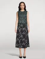 Tousey Midi Dress Mixed-Floral Print