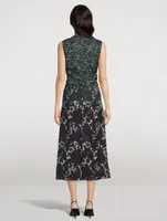 Tousey Midi Dress Mixed-Floral Print