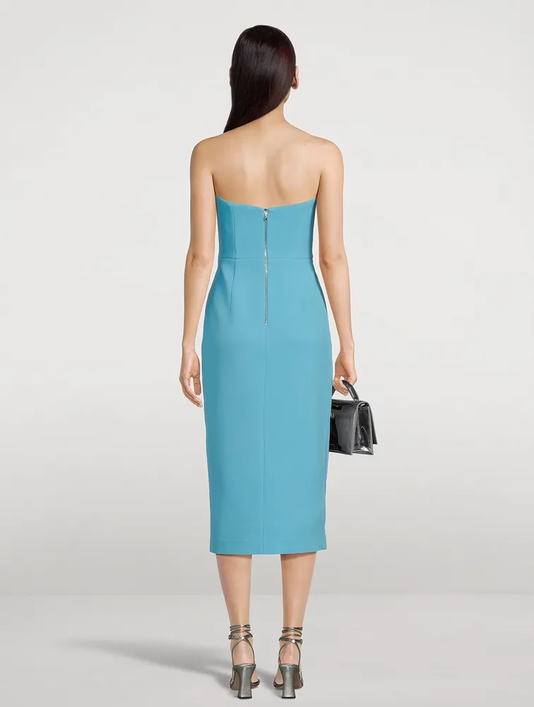 Michelle Strapless Midi Dress