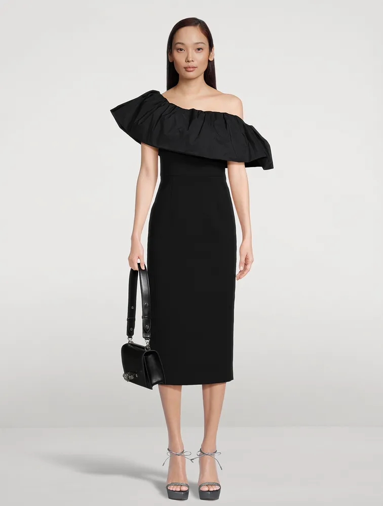 After Hours One-Shoulder Midi Dress