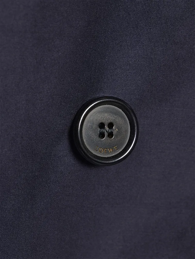Wool-Blend Double-Breasted Jacket