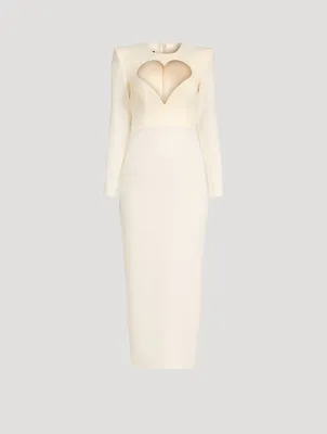 Monroe Heart Midi Dress