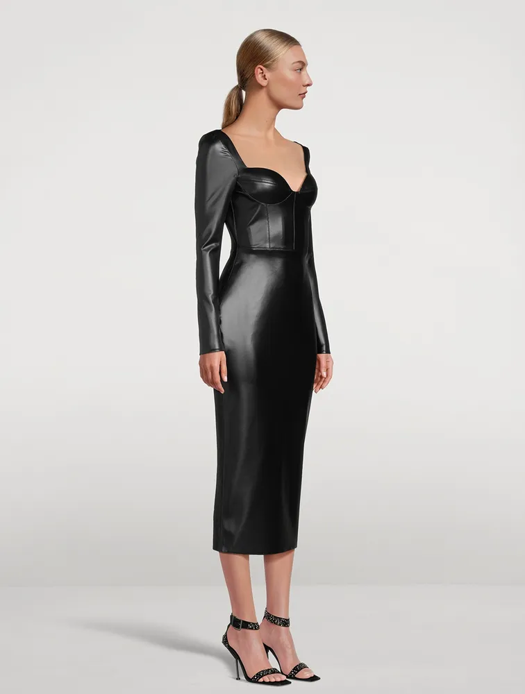 Blade Long-Sleeve Midi Dress