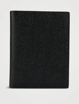 Grained Leather Passport Holder