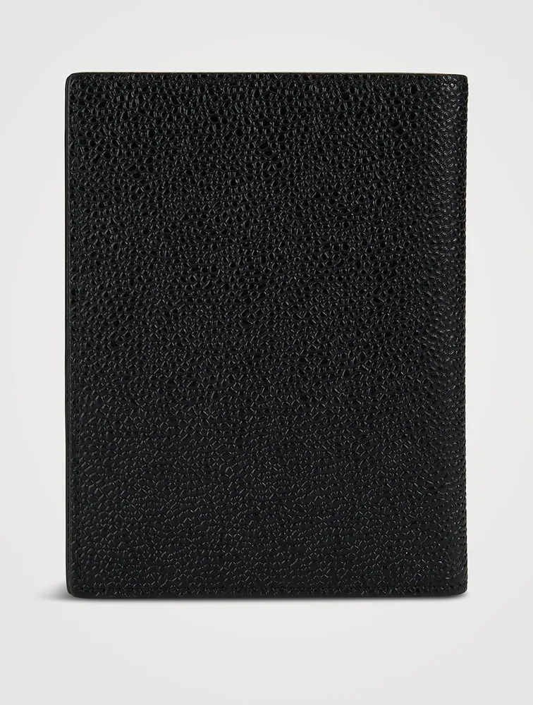 Grained Leather Passport Holder